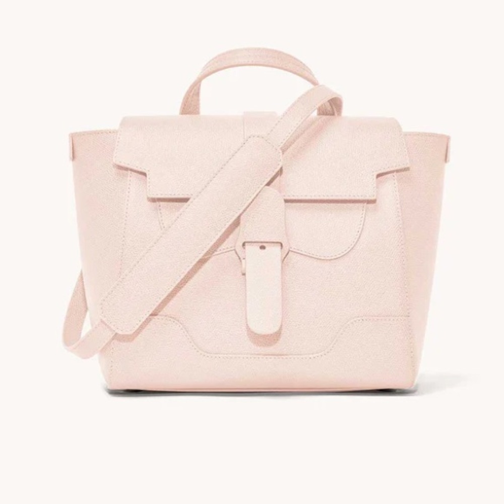 Senreve || Midi Maestra Bag 4-Way Backpack Crossbody Satchel Tote Blush Pink